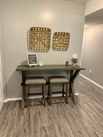 Wood-designed plank flooring